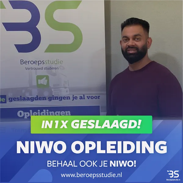 Geslaagde voor de NIWO opleiding