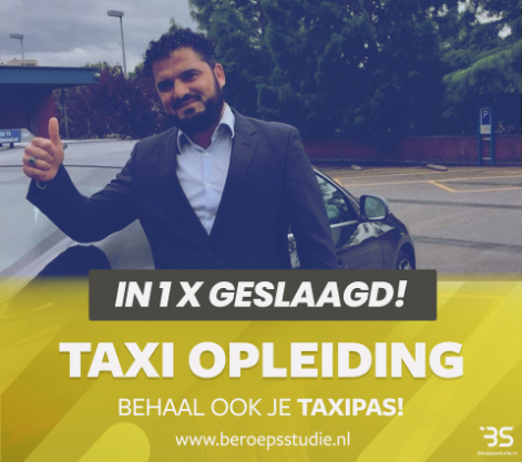 Taxipas behalen geslaagde