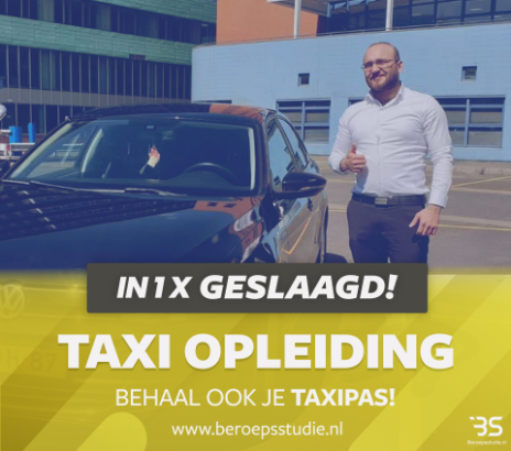 Taxi cursus geslaagde