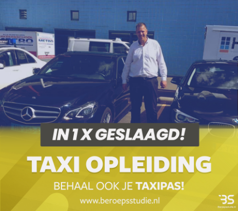 Taxipas behalen geslaagde