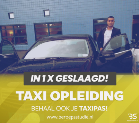 Taxipas behalen geslaagde