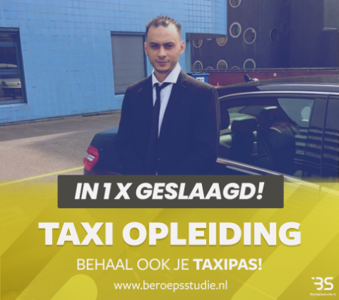 Taxipas behalen geslaagde