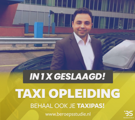 Taxi cursus geslaagde