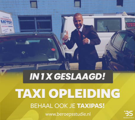 Taxi cursus geslaagde