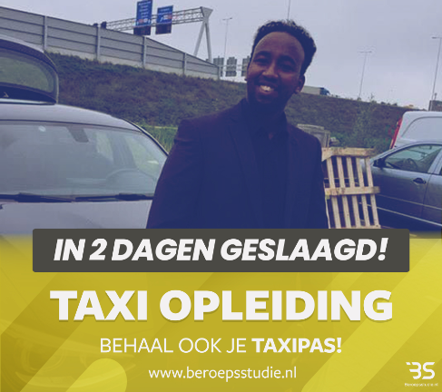 Taxi cursus geslaagde